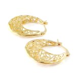 Promo - 10%, les trsors de lily [f6257] - croles plaqu or  carmen  - 2. 5 cm