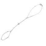 Promo - 10%, les trsors de lily [m9945] - bracelet bague argent  unique  blanc