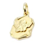 Promo - 12%, altesse [g2420] - pendentif plaqu or  petit ange  dor