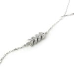 Promo - 16%, les trsors de lily [m9946] - bracelet bague argent  palmiers  blanc