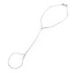 Promo - 17%, les trsors de lily [m9935] - bracelet bague argent  sissi  blanc