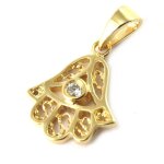 Promo - 22%, les trsors de lily [m7077] - pendentif plaqu or  main de fatma . . .