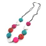 Promo - 25%, les trsors de lily [m8223] - sautoir  kilimanjaro  rose turquoise