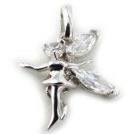Promo - 27%, altesse [n0657] - pendentif argent  fe clochette  blanc