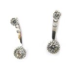 Promo - 27%, les trsors de lily [m7634] - boucles contours de lobes argent  e. . .