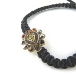 Promo - 27%, les trsors de lily [n0737] - bracelet shamballa  sissi  ambre