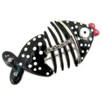 Promo - 29%, les tr�sors de lily [p5959] - broche cr�ateur  lilipoupettes  (po. . .