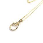 Promo - 30%, les tr�sors de lily [m8891] - collier plaqu� or  sissi  blanc