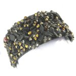 Promo - 31%, les trsors de lily [n1172] - bracelet fantaisie  mineralia  noir. . .