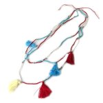 Promo - 31%, les tr�sors de lily [n7210] - collier sautoir cr�ateur  altai  bl. . .