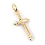 Promo - 33%, les tr�sors de lily [j9530] - pendentif plaqu� or  croix