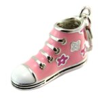 Promo - 33%, les trsors de lily [p2550] - pendentif charm argent  basket  ros. . .