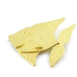 Promo - 37%, dolce vita [i5443] - broche cr�ateur  poisson  dor�
