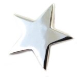 Promo - 38%, les tr�sors de lily [n5362] - pendentif argent  etoile  argent� (. . .