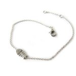 Promo - 41%, les trsors de lily [n6839] - bracelet argent  poisson  blanc (rh. . .