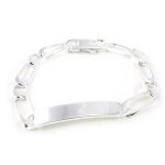 Promo - 48%, les trsors de lily [e1128] - gourmette homme argent  adam