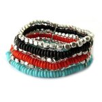 Promo - 50%, les tr�sors de lily [n7204] - bracelet fantaisie  kilimanjaro  tu. . .