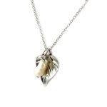 Promo - 56%, les trsors de lily [n8175] - collier crateur  love  beige / bla. . .