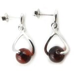 Promo - 58%, les trsors de lily [n1968] - boucles argent  inspiration  ambre . . .