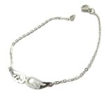 Promo - 6%, les tr�sors de lily [p4347] - bracelet acier  les ailes d&ange  ar. . .