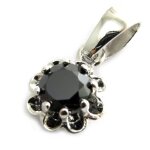 Promo - 63%, les trsors de lily [n2972] - pendentif argent  fleur de cristal . . .