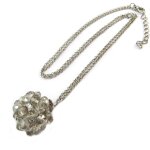 Promo - 64%, les trsors de lily [p3590] - collier sautoir  sissi  gris argent. . .