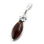 Promo - 65%, les trsors de lily [n2176] - pendentif argent  inspiration  ambr. . .