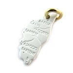 Promo - 69%, altesse [n3362] - pendentif plaqu or  corsica  blanc - corse (15. . .