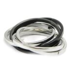 Alliance acier  chorgraphie  noir argent
