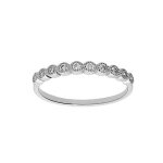 Alliance argent platin oxydes blancs sertis