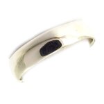 Alliance demi - jonc argent 5 mm