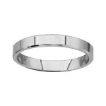 Alliance ruban 3mm argent