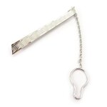 Altesse [k4654] - pince  cravate argent 'caesar