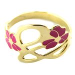 Altesse [n3291] - bague plaqu or 'vahin' rose dor