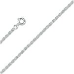 Altesse [q8246] - collier argent 'forat double antillais' argent (rhodi) - 42 cm 2 mm