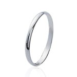 Bague alliance fine mariage femme - argent massif 925 - anneau classique Bague alliance fine mariage femme - argent massif 925 - anneau classique