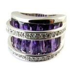 Bague argent nova améthyste Bague argent nova améthyste