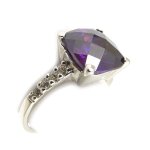 Bague argent scarlett améthyste Bague argent scarlett améthyste