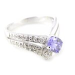 Bague argent scarlett tanzanite Bague argent scarlett tanzanite