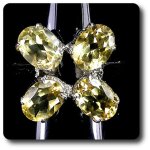 Bague citrine argent 925