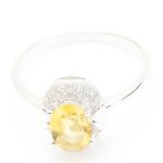 Bague citrine . argent 925 - argent