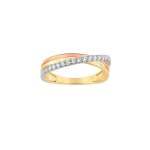 Bague femme - 3 ors - or 9 carats Bague femme - 3 ors - or 9 carats