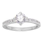 Bague femme - oxyde de zirconium - argent 925