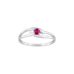 Bague femme - rubis - or 9 carats Bague femme - rubis - or 9 carats