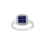 Bague femme - saphir et or 18 carats