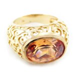 Bague  fusion  ambre