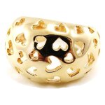 Bague plaqué or chorégraphie love Bague plaqué or chorégraphie love