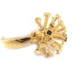 Bague plaqu� or  etoile des mers