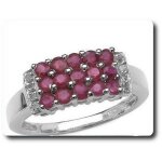 Bague rubis argent 925