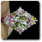 Bague tourmaline argent 925 Bague tourmaline argent 925